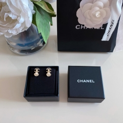 シャネル スタイル ピアス シェル パール