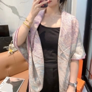 エルメス カシミヤ新作。パレルモ植物園 140cmx140cm