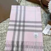 バーバリー クラシックカシミヤチェックスカーフ 30x168cm