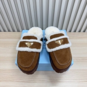 【PRADA】ウールスリッポンレディース