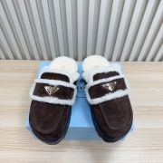 【PRADA】ウールスリッポンレディース