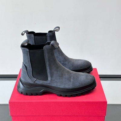 フェラガモ メンズ ブーツ チェルシー 39-44