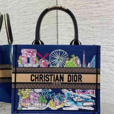 ディオール トートバッグ 36×18×28cm