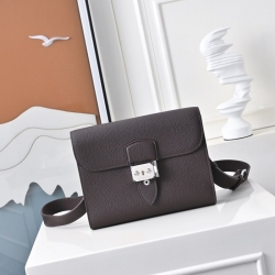 HERMES サックアデペッシュ 21 カラーブロック トートバッグ ユニセックス 21×17×4cm