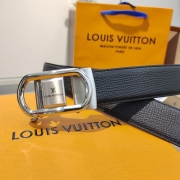 LV メンズ ベルト 自動バックル 35mm