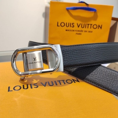 LV メンズ ベルト 自動バックル 35mm