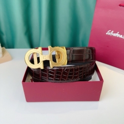 フェラガモ メンズ ベルト 自動バックル 35mm