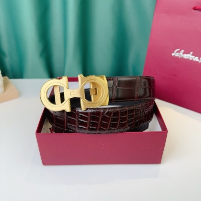 フェラガモ メンズ ベルト 自動バックル 35mm