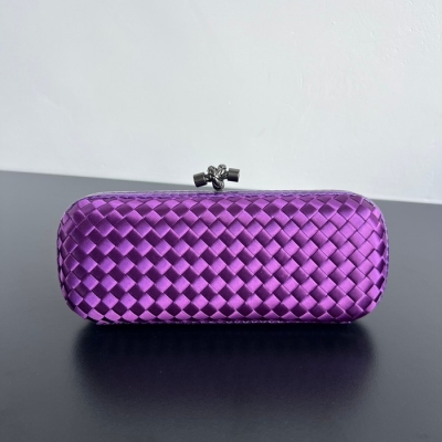 BOTTEGA VENETA ノット シルク編み クラッチバッグ レディース 25×10×5cm