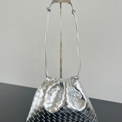 BV トートバッグ レザー ショルダーバッグ 抽繩 ダストバッグ 32×23×cm