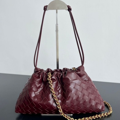 BV ショルダーバッグ レザー ハンドバッグ ダストバッグ 33×19×8cm