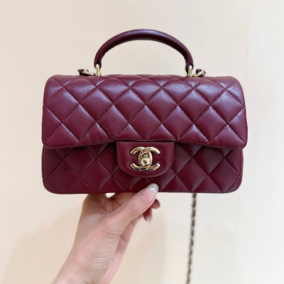 シャネル ハンドバッグ CFハンドル 20×cm