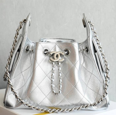 シャネル ショルダーバッグ ホーボー 20×22×12.5cm