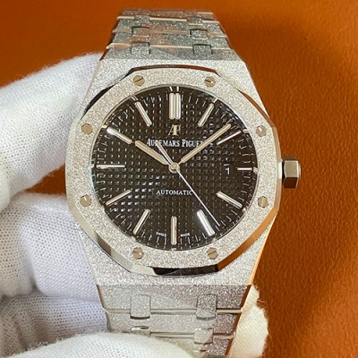 AUDEMARS PIGUET 15410 APS製 ロイヤルオーク 41mm フロステッドゴールド ブラック
