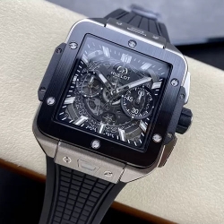 HUBLOT スクエアバン 821.NM.0170.RX ウニコ チタニウム セラミック BBF 最高精密