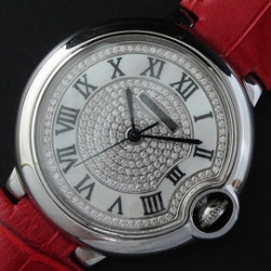 CARTIER バロンブルー 赤ベルト 24時間営業