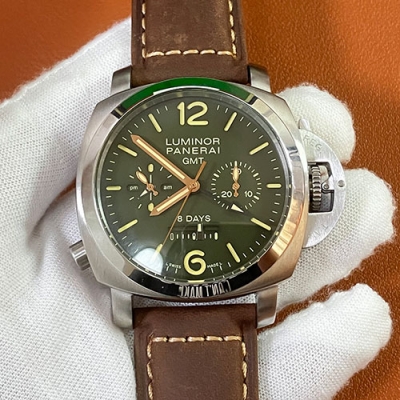 PANERAI PAM00737 ルミノール1950 クロノグラフ モノプルサンテ 8デイズ GMT チタニオ 44mm