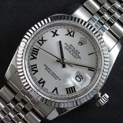 ROLEX デイトジャスト ローマ数字 シルバー文字盤 お得