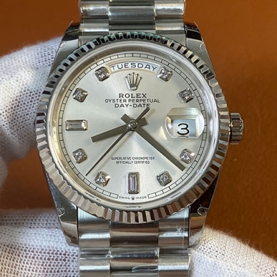 ROLEX 118239A デイデイト 36mm シルバー 3255自動巻