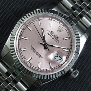 ROLEX デイトジャスト ピンク文字盤 芸能人愛用