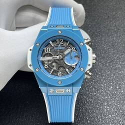 HUBLOT 441.EX.5120.RX BBF人気新作 ビッグバン ウニコ スカイブルー 2024最高精密