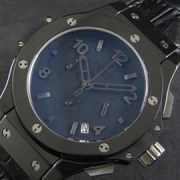 HUBLOT ビッグバン ブルー文字盤 即発堪能