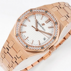 AUDEMARS PIGUET 77351OR 8F工場 ロイヤルオーク 34mm ベゼルダイヤ 5800搭載