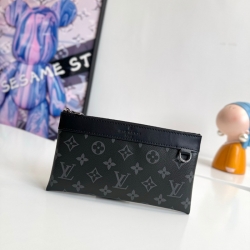 LOUIS VUITTON ディスカバリー ポシェット モノグラム エクリプス メンズ 20×10×1.2cm