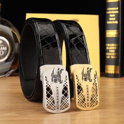 バーバリー メンズ ベルト 自動バックル 35mm