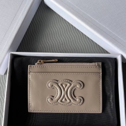 CELINE ジッピーカードケース カーフレザー レディース 11×7.5×2cm
