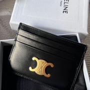 CELINE トリオンフ カードケース カーフレザー レディース 11×8cm