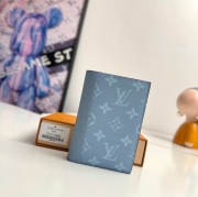 LOUIS VUITTON パスポートケース タイガ×モノグラム メンズ 14×10×2.5cm