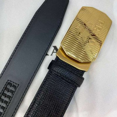 プラダ メンズ ベルト 自動バックル 35mm