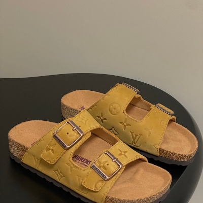 【LOUISVUITTON】BIRKENSTOCKコラボボストンサンダルスリッポンメンズレディース
