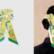 エルメス ヘアバンド シュシュ リボン