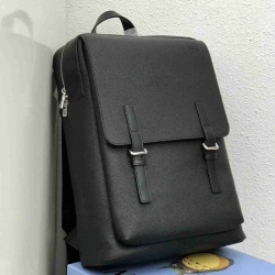 ロエベ スタイル ミリタリー リュック レザー サイズ：39×28×11cm