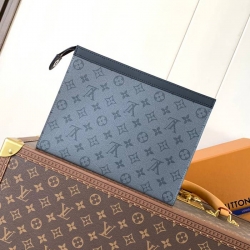 LOUIS VUITTON ポシェット ボヤージュ モノグラム マカサル メンズ 27×21×6cm