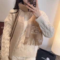 エルメス 両面スカーフ 35x200cm