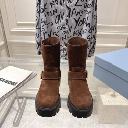 【PRADA】ショートブーツレディース