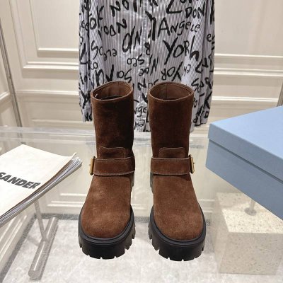 【PRADA】ショートブーツレディース