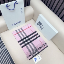 バーバリー クラシックチェック金糸カシミヤスカーフ 168x30cm