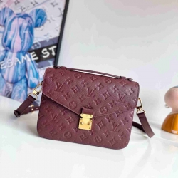 LV ショルダーバッグ レザー ハンドバッグ ポシェットメティス 25×19×7cm