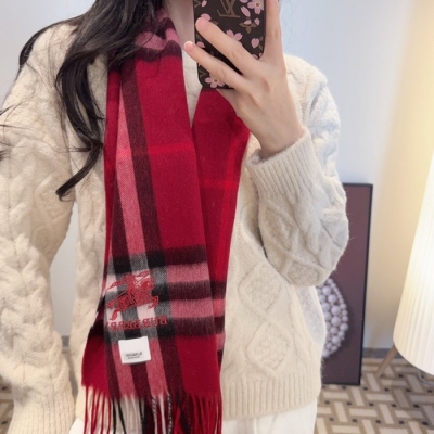バーバリー 男女兼用スカーフ 30x180