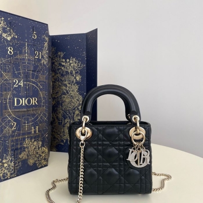 ディオール ハンドバッグ レディディオール 17×7×15cm