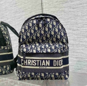 ディオール スタイル トラベル スモール リュック サイズ：21.5×13×31.5cm