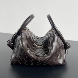 BV ショルダーバッグ レザー ハンドバッグ ループ 19×12×9cm