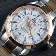 OMEGA シーマスター アクアテラ GMT Asian 2824-2 39mm ホワイト