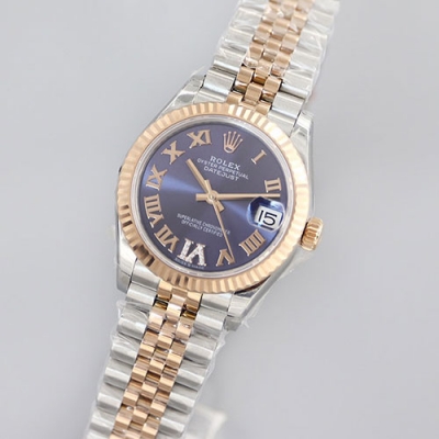 ROLEX M278271 デイトジャスト 31mm オーベルジーヌ VIダイヤ 人気