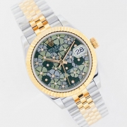ROLEX M278273 デイトジャスト 31mm オリーブグリーン フローラル 争奪戦