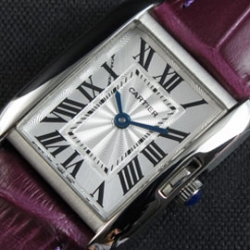 CARTIER タンクアングレーズ クォーツ搭載 レディース